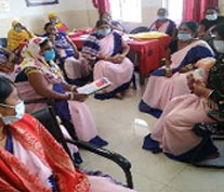 Group Work on Counselling for Breastfeeding during home visit